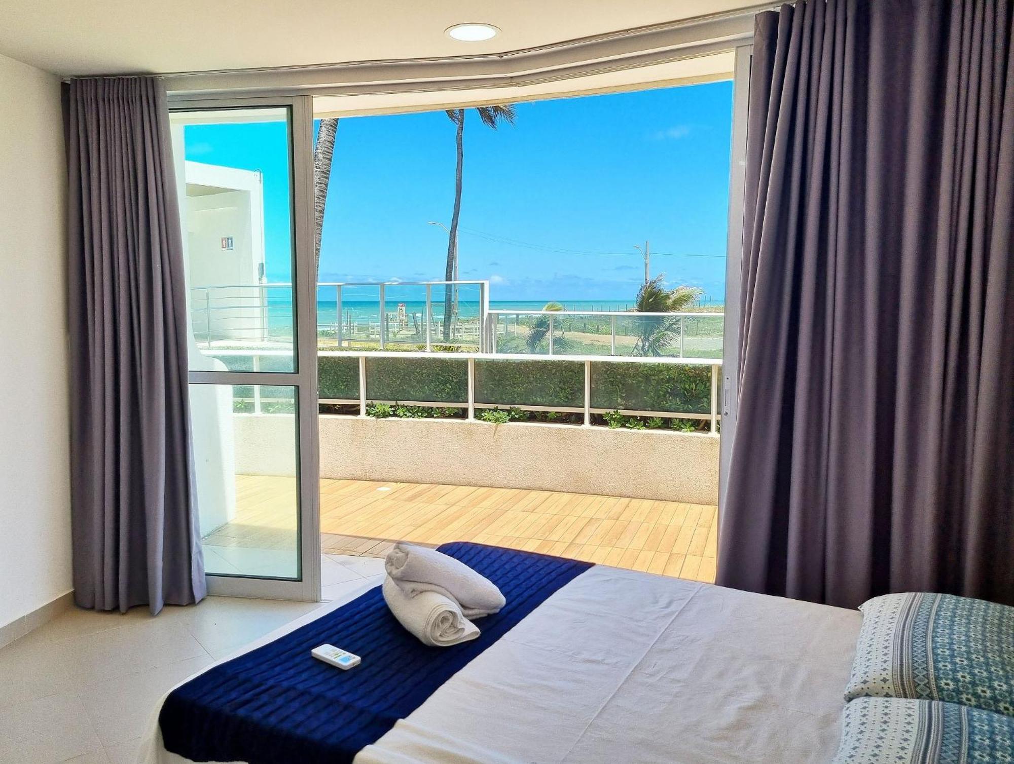 Areias Do Mar | 2 Quartos, Terraco Frente Mar A102 Barra de Sao Miguel Ngoại thất bức ảnh